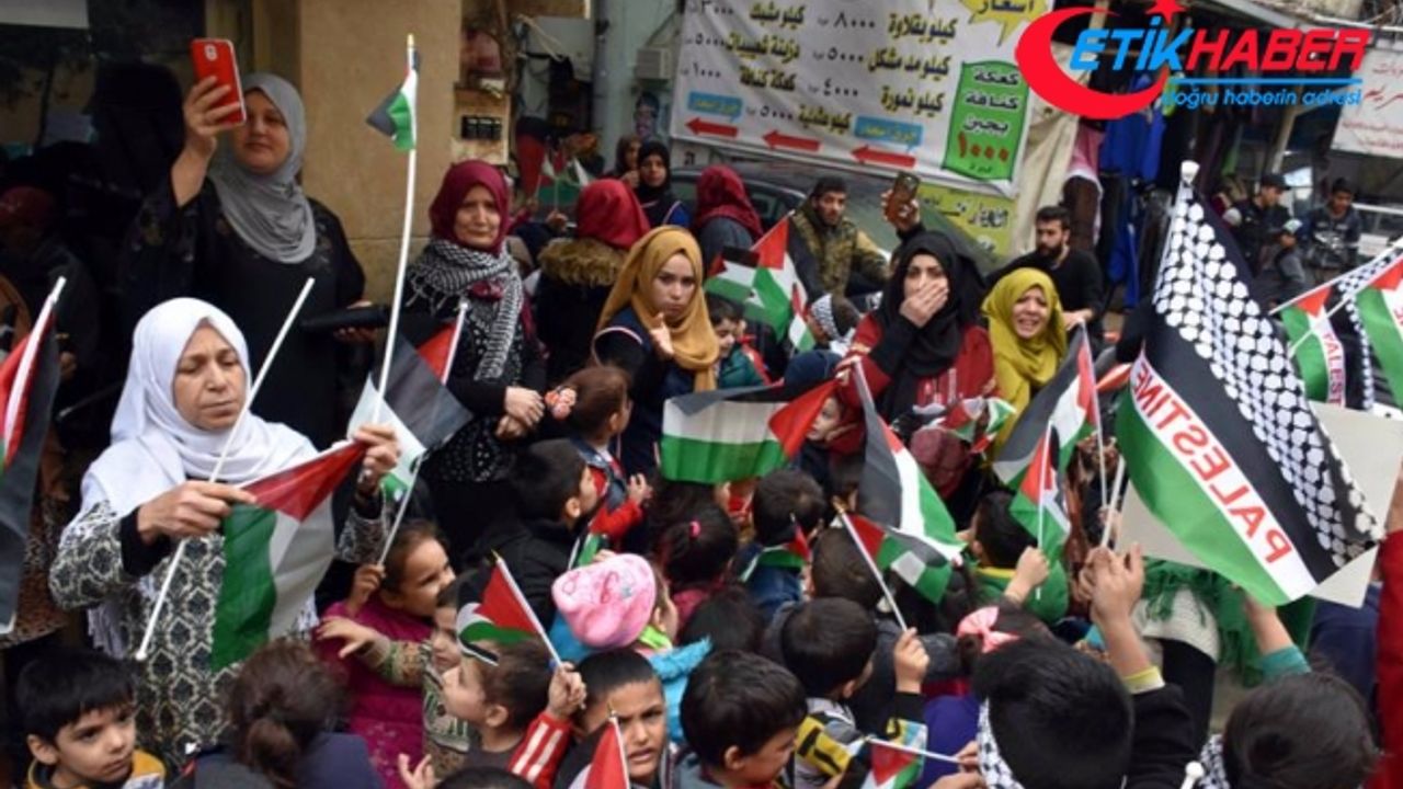 Lübnan'da ABD'nin Kudüs kararı protesto edildi