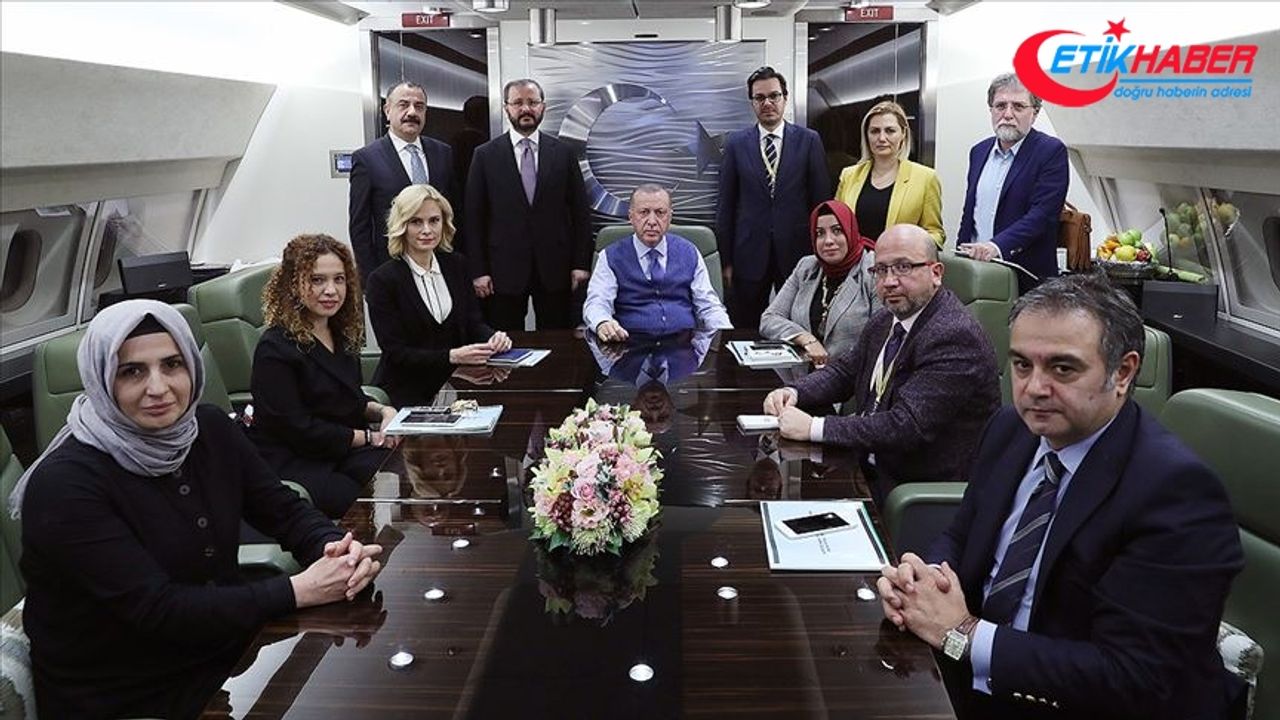 Cumhurbaşkanı Erdoğan Katar dönüşü gazetecilerin sorularını yanıtladı