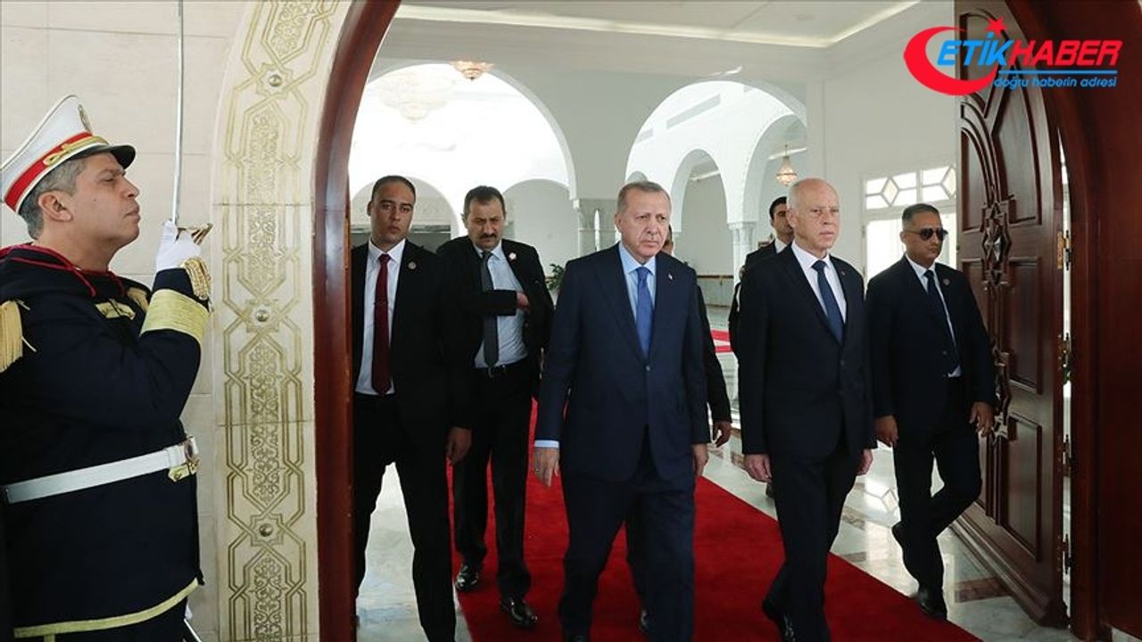 Cumhurbaşkanı Erdoğan Tunus'ta