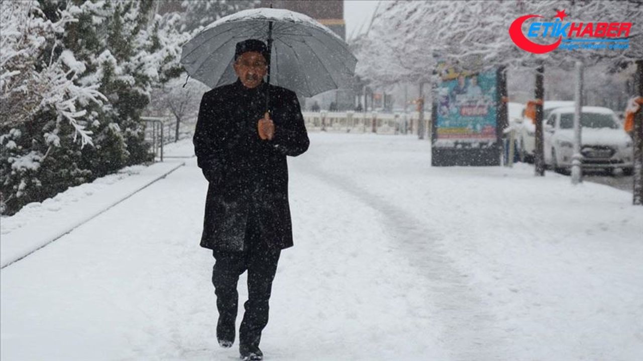 Erzurum, Ağrı, Kars ve Ardahan'da kar yağışı etkili oluyor