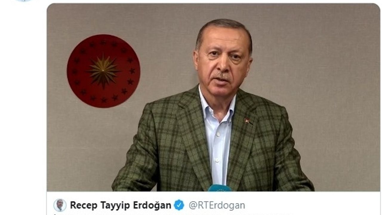 Cumhurbaşkanı Erdoğan, 19.19’da İstiklal Marşı’nı okudu