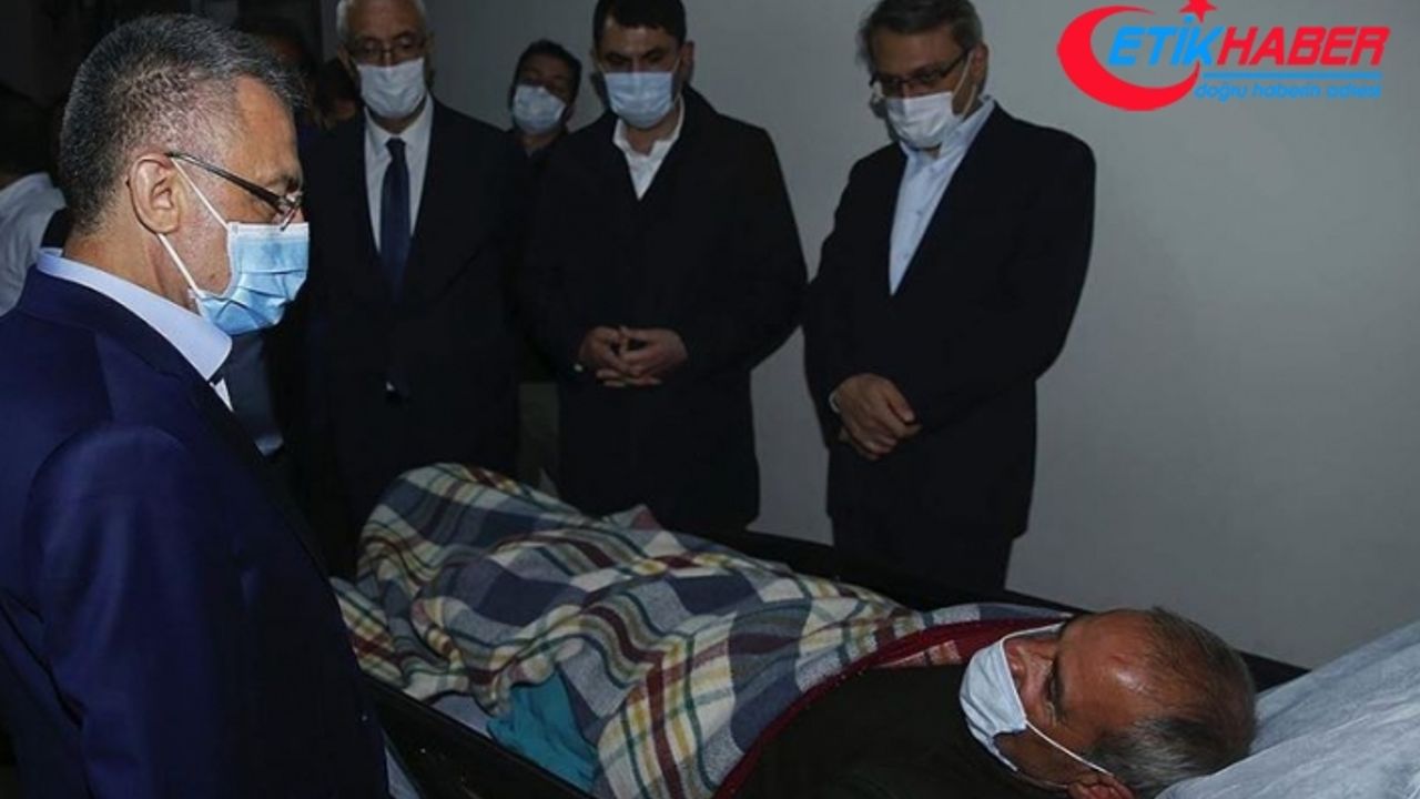 Cumhurbaşkanı Yardımcısı Oktay'dan Bingöl Devlet Hastanesindeki yaralılara ziyaret