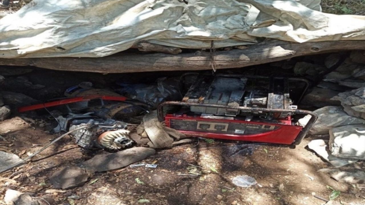 Pençe-Kaplan Operasyonu’nda mühimmat ve yaşam malzemeleri ele geçirildi