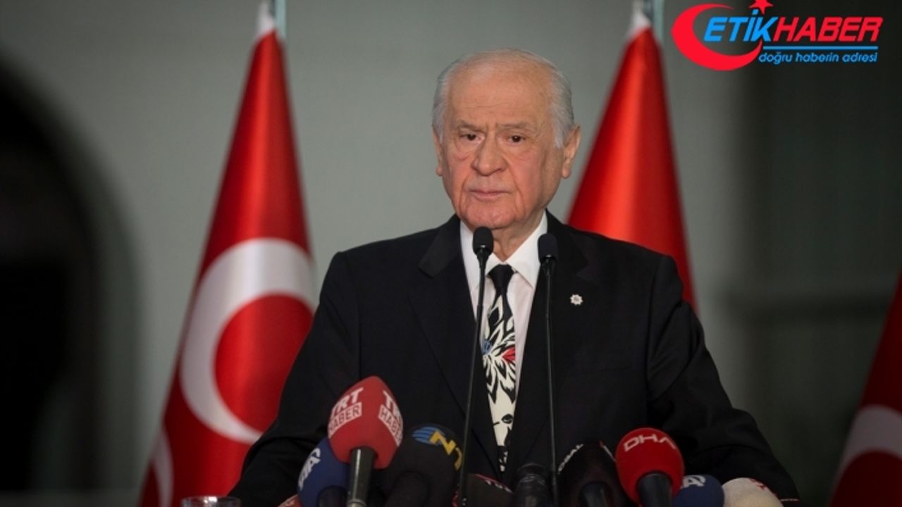 MHP Lideri Bahçeli: Uluslararası toplumun gözü önünde insanlık suçu işlenmektedir