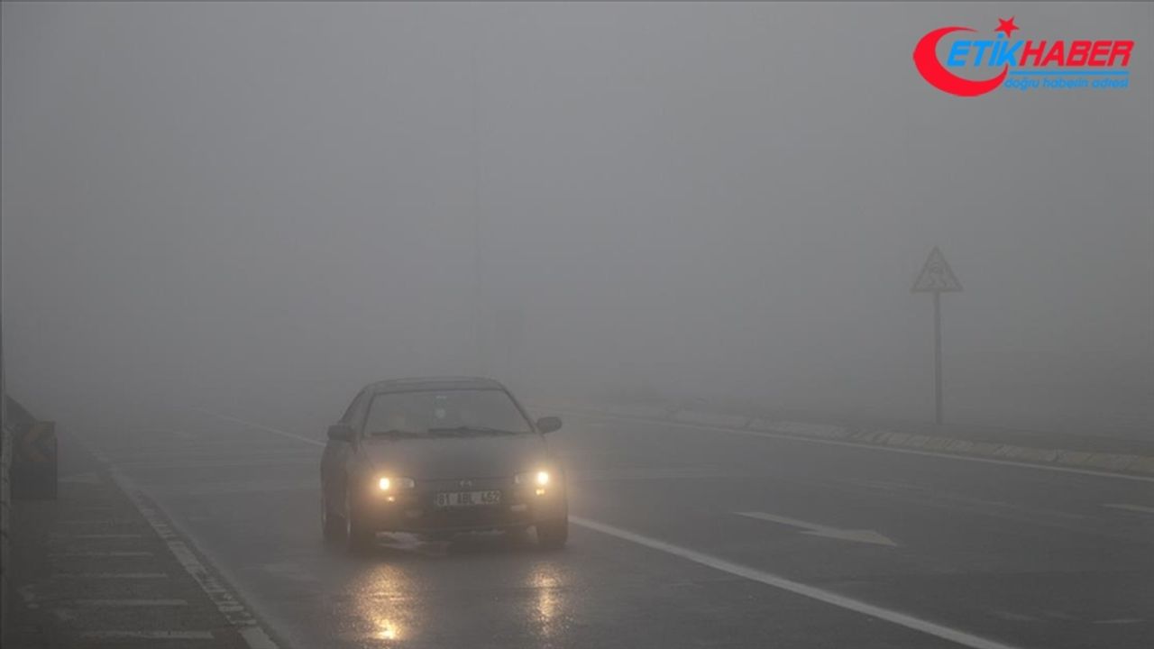 Bolu Dağı'nda sağanak ve sis ulaşımı olumsuz etkiliyor