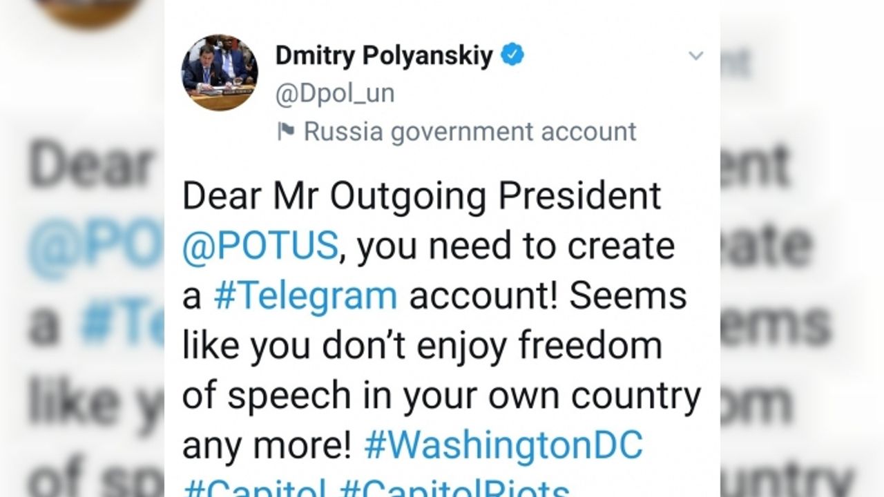 Rusya’dan sosyal medya hesapları askıya alınan Trump’a "Telegram aç" önerisi