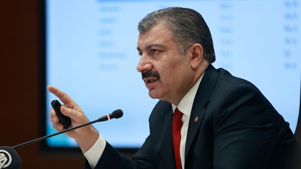 Sağlık Bakanı Fahrettin Koca, haftalık vaka haritasını paylaştı
