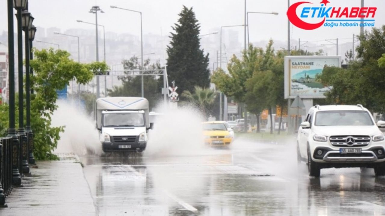 Samsun'da son 24 saatte metre kareye 31,1 kilo yağış düştü