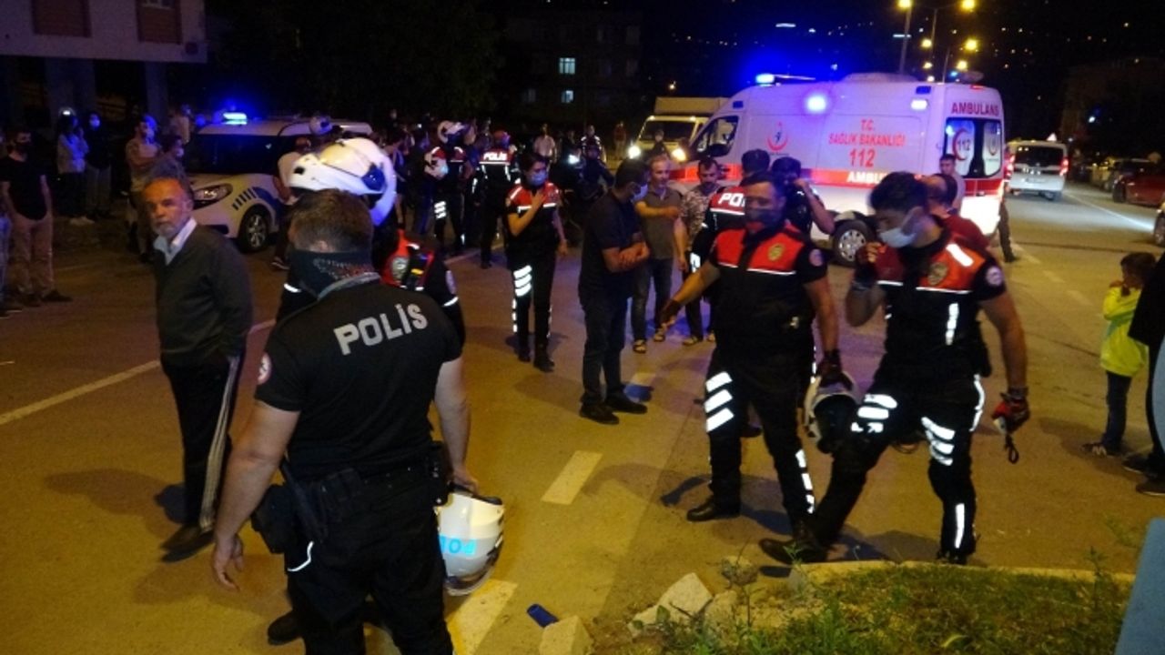 Samsun’da Yunus polisleri kaza yaptı: 2’si polis 4 yaralı