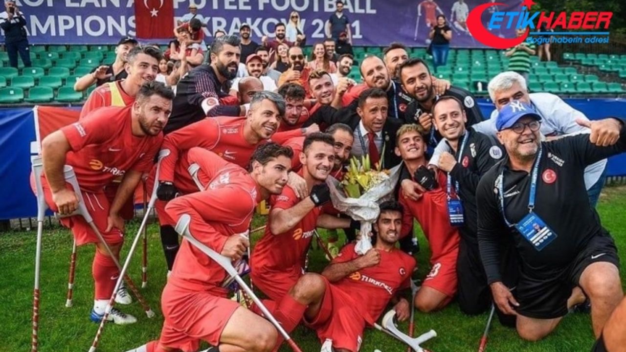 Ampute Futbol Milli Takımımız üst üste ikinci kez Avrupa şampiyonu oldu
