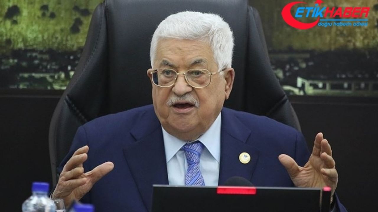 Filistin Devlet Başkanı Abbas: İsrail'e, işgaline son vermesi için bir yıl veriyoruz