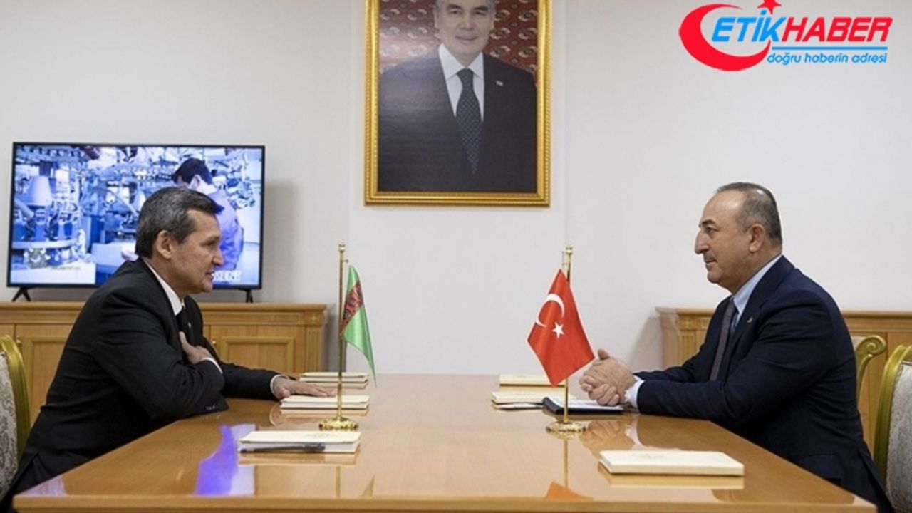 Dışişleri Bakanı Çavuşoğlu, Türkmenistan Dışişleri Bakanı Raşid Meredov ile görüştü