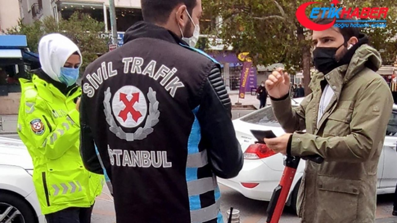 İstanbul'da 7 ayda 253 elektrikli scooter kullanıcısına ceza yazıldı