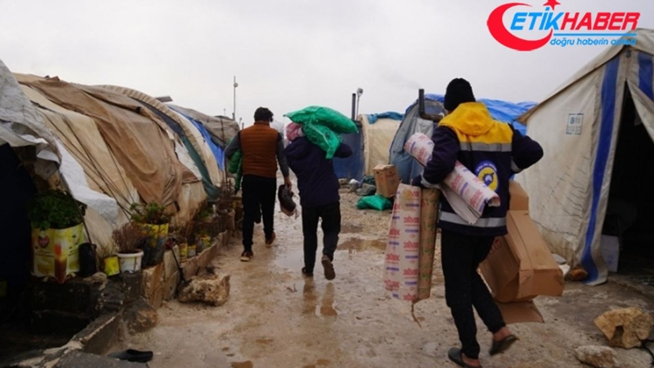 TDV, Suriye'de soğukta donma tehlikesi altındaki aileler için seferber oldu