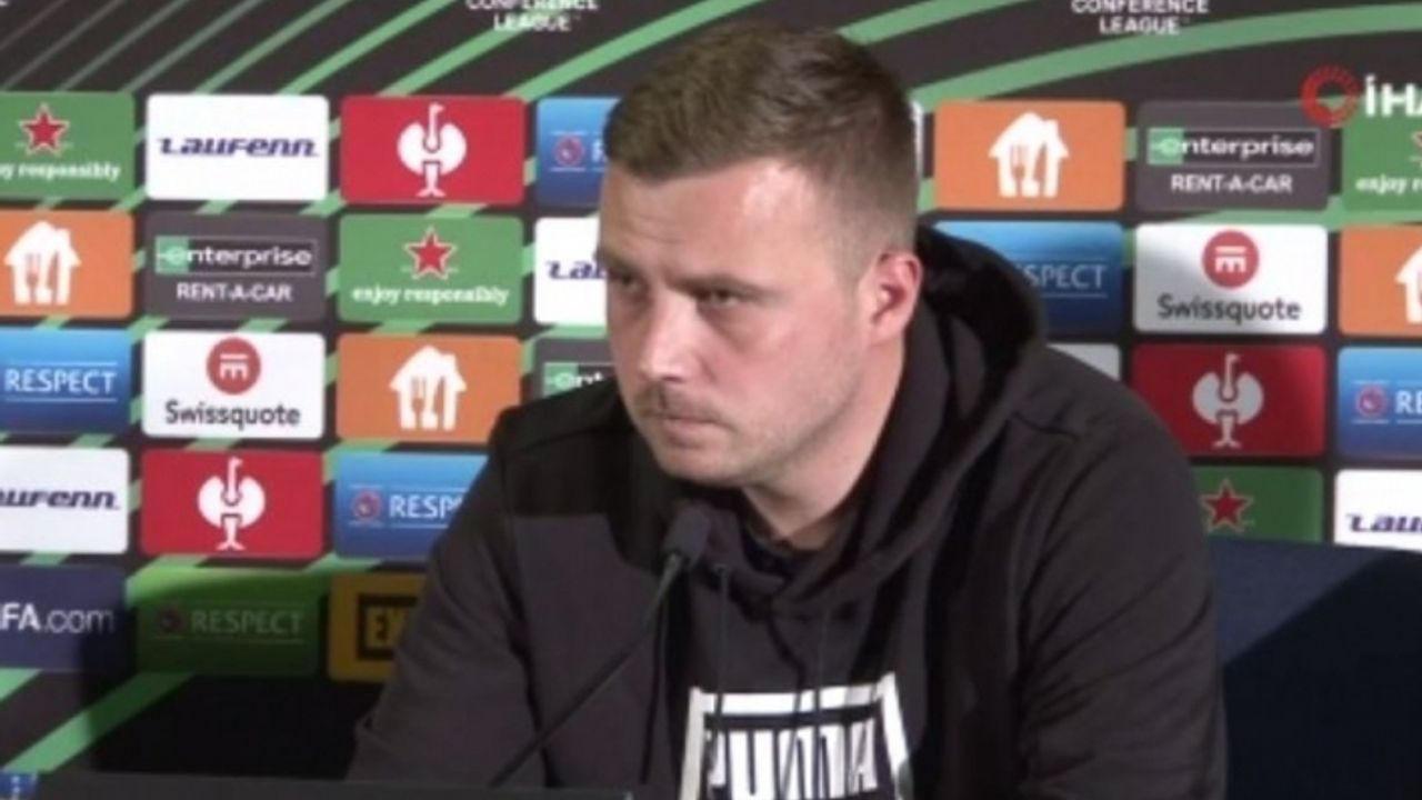 Slavia Prag Yardımcı Antrenörü Köstl: "İlk maçtan avantajlı skorla ayrılmak istiyoruz"