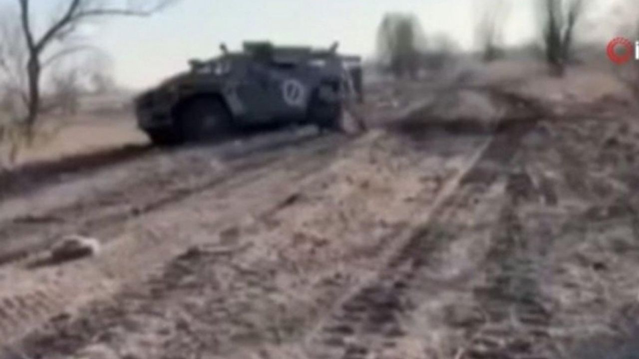 Ukrayna Rus ordusuna ait konvoyu imha etti