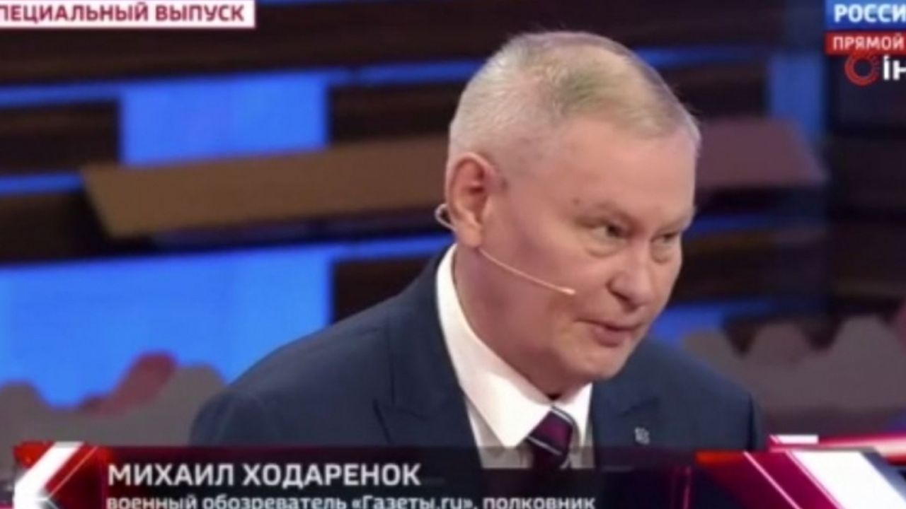 Emekli Rus Albay canlı yayında Rusya’nın Ukrayna’ya saldırılarını eleştirdi