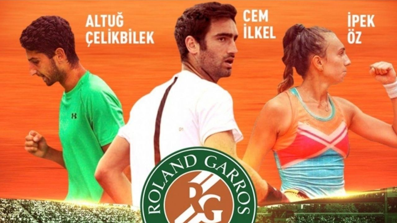 Roland Garros elemelerinde 3 Türk
