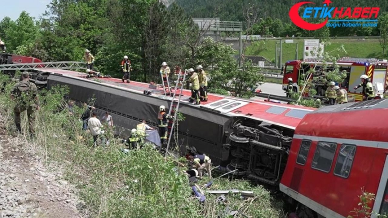 Almanya’da meydana gelen tren kazasında halen 7 kişi kayıp
