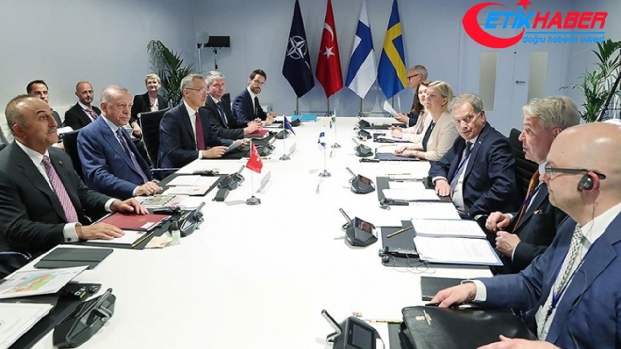 NATO-Türkiye-İsveç-Finlandiya arasında dörtlü görüşme gerçekleştirildi
