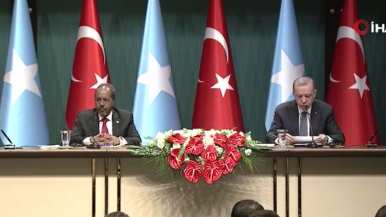 Erdoğan, "Somali ile ikili ticaret hacmimiz geçen sene yüzde 31 artarak 363 milyon dolara ulaştı"