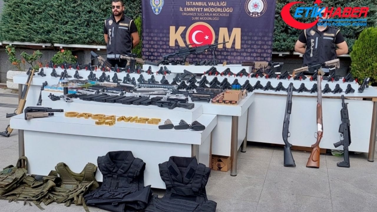İstanbul'da suç örgütlerine silah temin eden kişilere operasyon
