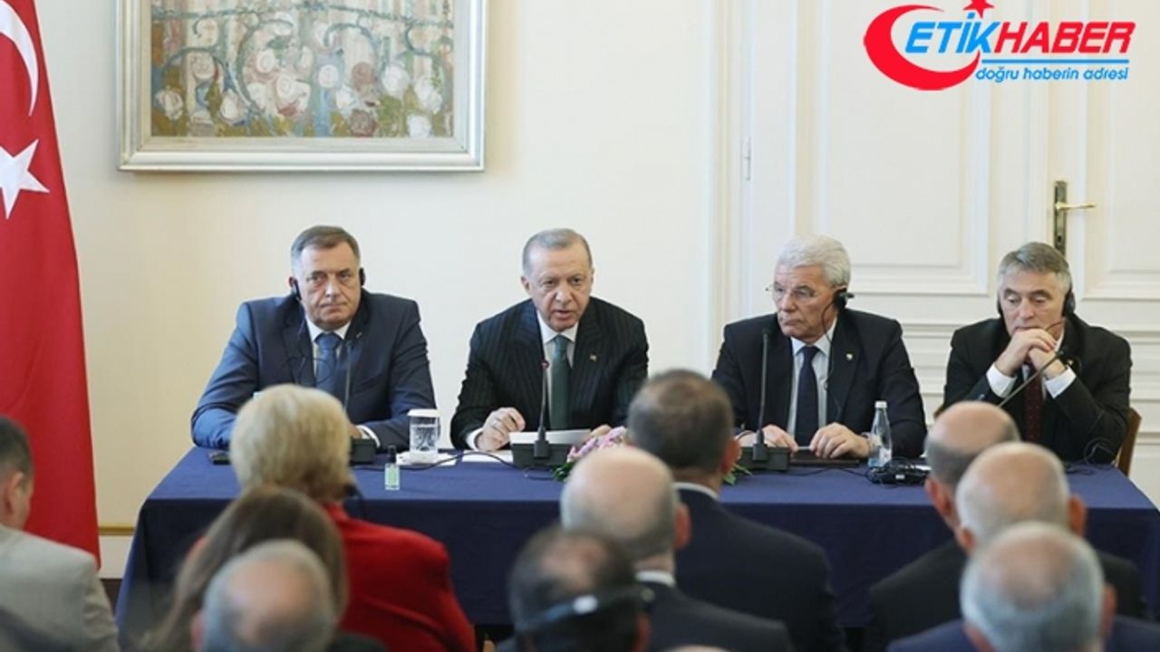 Cumhurbaşkanı Erdoğan: Kimlik kartlarıyla Bosna Hersek-Türkiye arasındaki gidiş gelişleri yapabilme kararını verdik