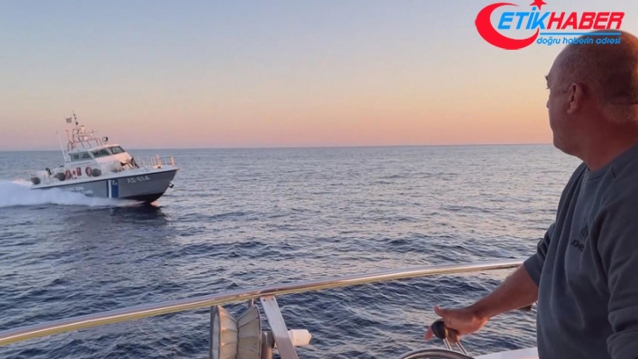 Gökçeada açıklarında Yunan Sahil Güvenliğinden Türk balıkçı teknesine taciz
