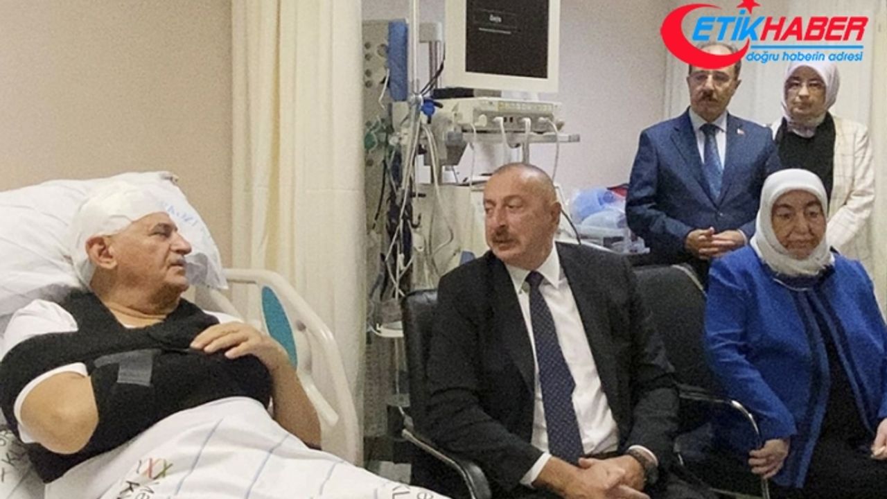 İlham Aliyev, Binali Yıldırım'a geçmiş olsun ziyaretinde bulundu