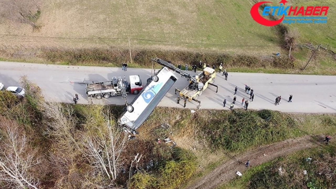 Bartın'da 40 kişinin yaralandığı kazada yolcu otobüsünün şoförü tutuklandı