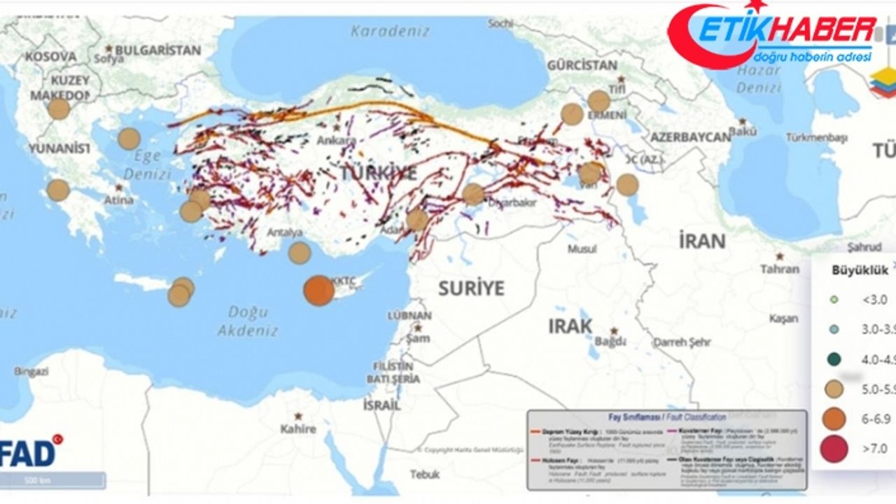 Türkiye'de 10 ayda 17 bin deprem meydana geldi