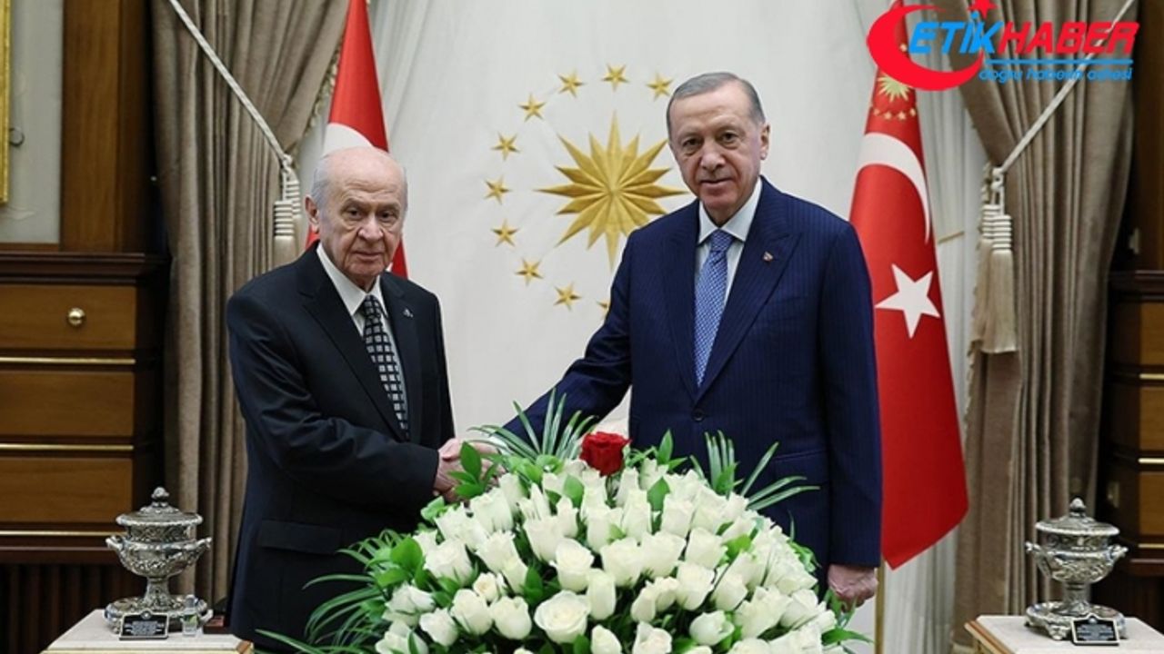 Cumhurbaşkanı Erdoğan, MHP Genel Başkanı Bahçeli ile görüştü