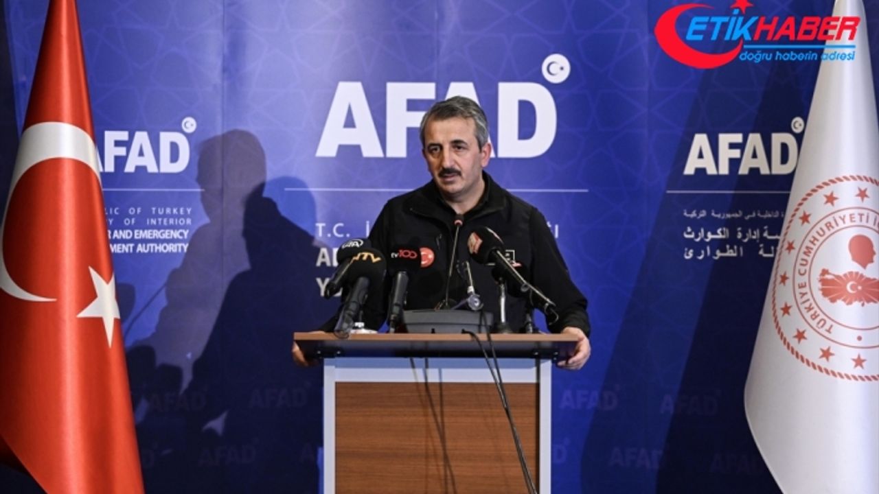 AFAD Başkanı Sezer, Kahramanmaraş merkezli depremlere ilişkin açıklamalarda bulundu: