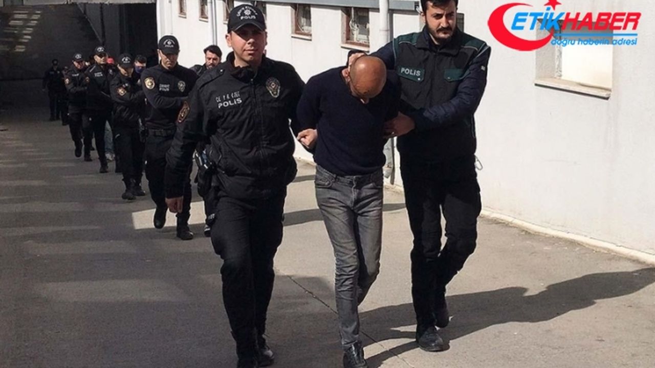 Adana'da "Kökünü Kurutma Operasyonu"nda yakalanan 122 zanlı tutuklandı