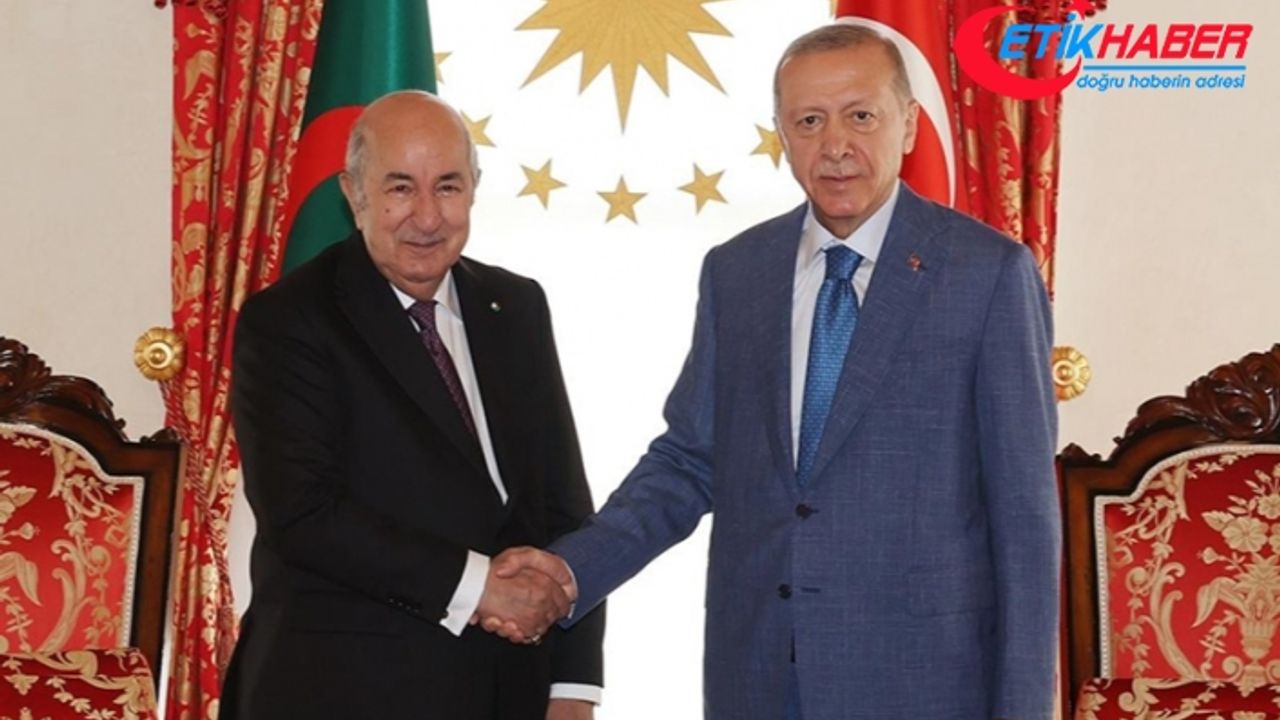 Cumhurbaşkanı Erdoğan ile Cezayir Cumhurbaşkanı Tebbun görüşmesi başladı