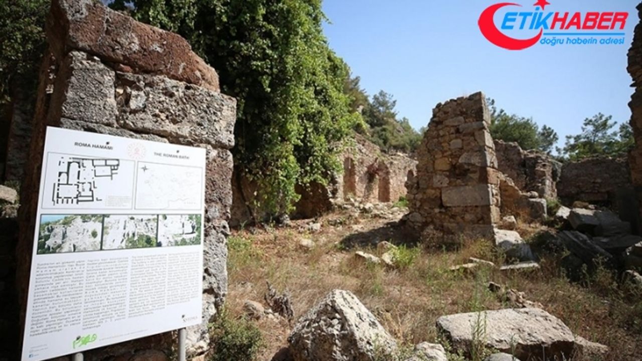 Alanya'daki Syedra Antik Kenti'nin orijinal gezi güzergahı ortaya çıkarılıyor