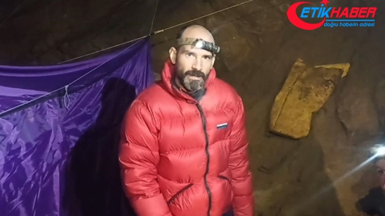 Mersin'de mağarada rahatsızlanan ABD'li dağcıdan Türk yetkililere teşekkür