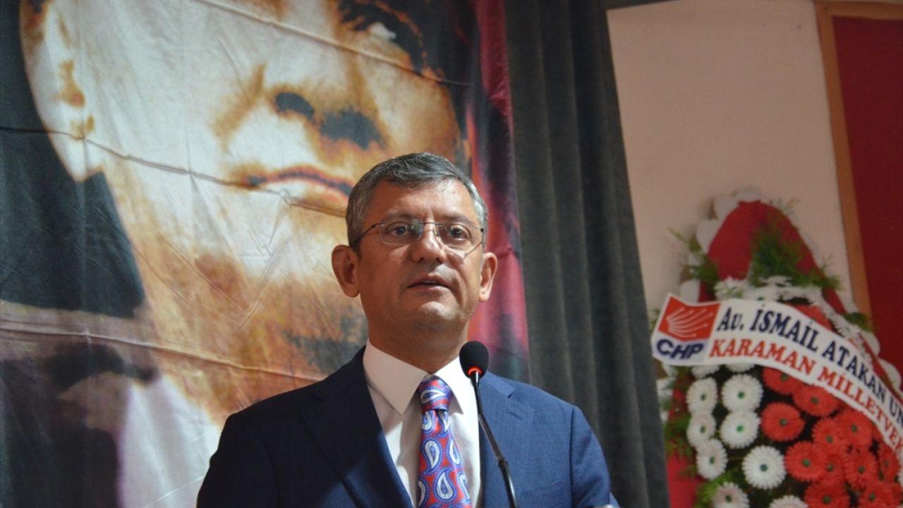 CHP Grup Başkanı Özel, partisinin Karaman İl Kongresi'nde konuştu: