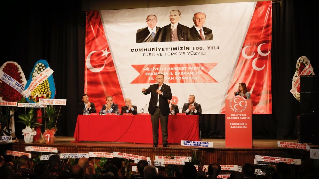 MHP'li Yönter, partisinin Eskişehir İl Kongresi'nde konuştu: