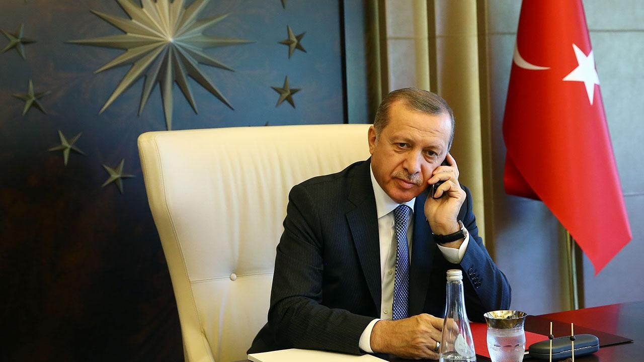 Cumhurbaşkanı Erdoğan'dan, Azerbaycan Cumhurbaşkanı Aliyev'e tebrik telefonu