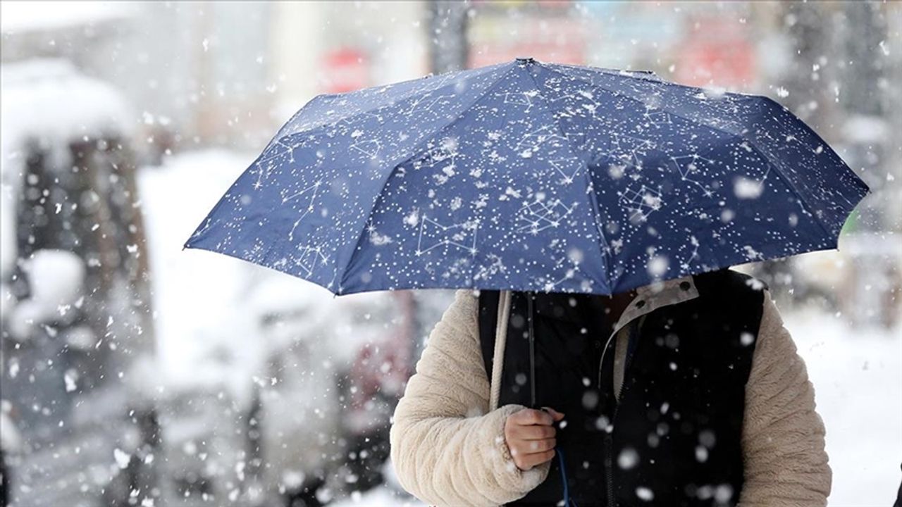 Meteoroloji'den 18 il için sarı kodlu kar ve fırtına uyarısı
