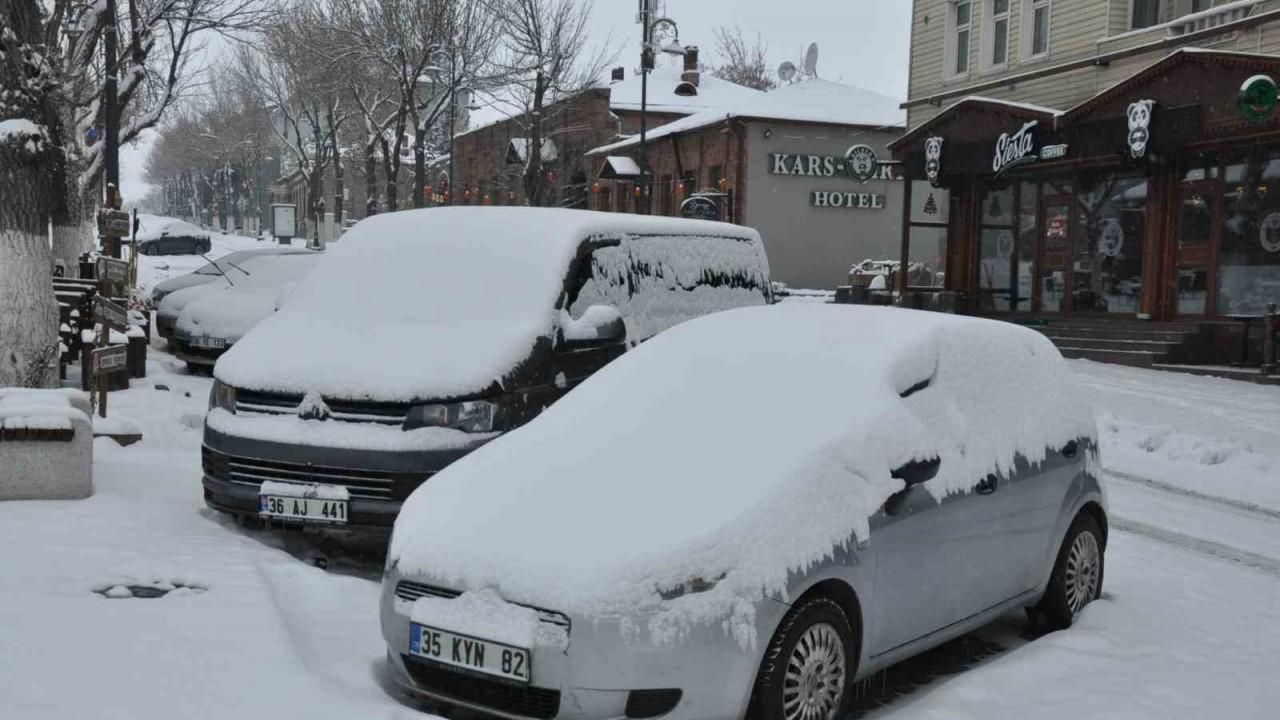 Kars kara teslim, 69 köy yolu ulaşıma kapandı