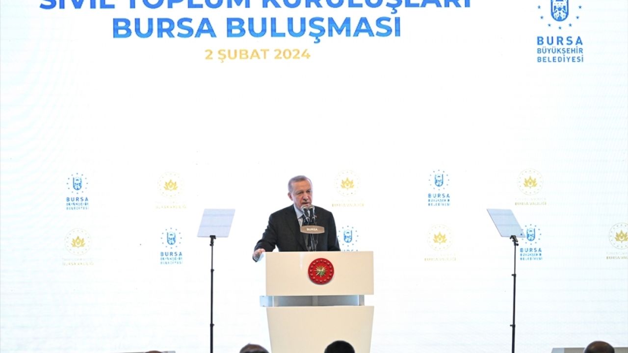Cumhurbaşkanı Erdoğan, Bursa'da Sivil Toplum Kuruluşlarıyla Buluşma Programı'nda konuştu: