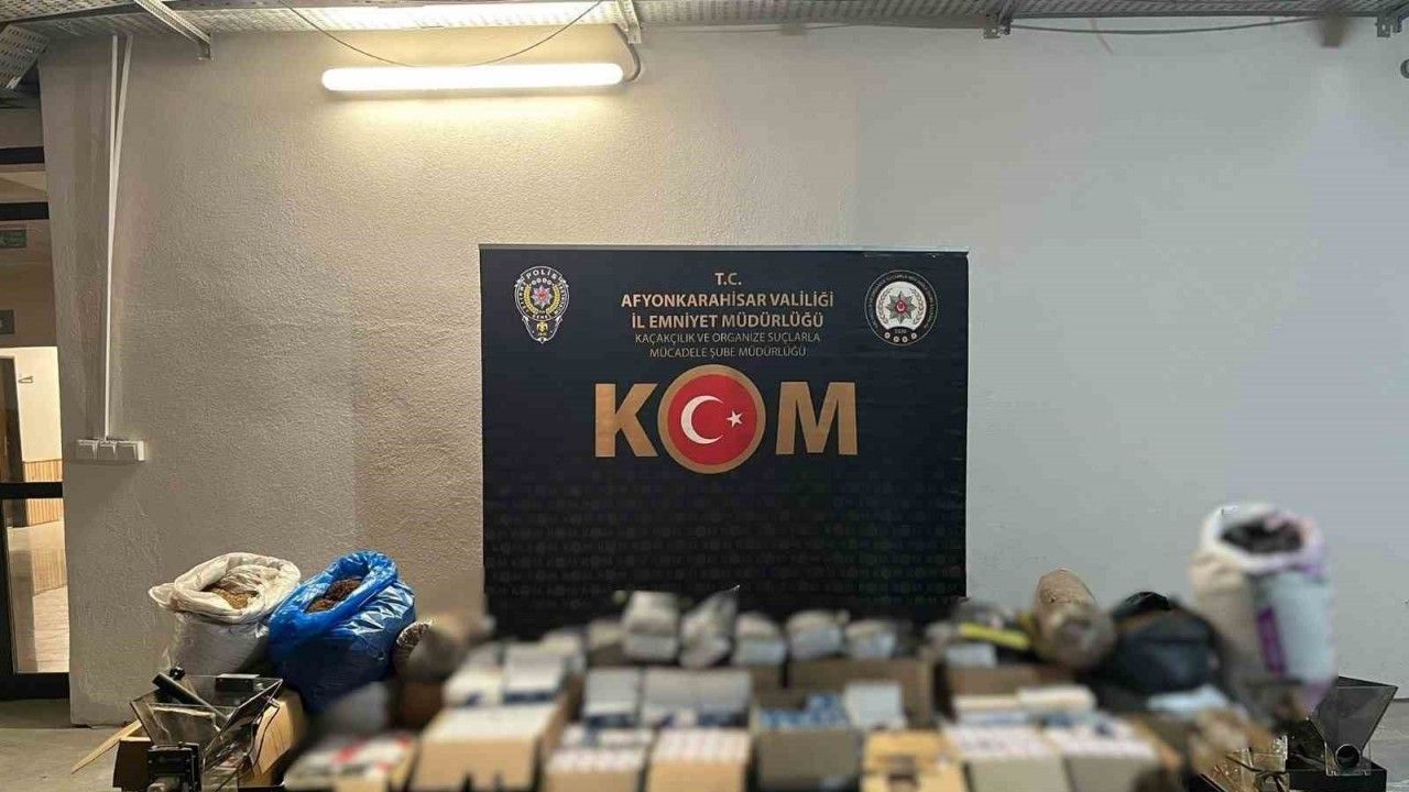 Polisten kaçak tütün operasyonu