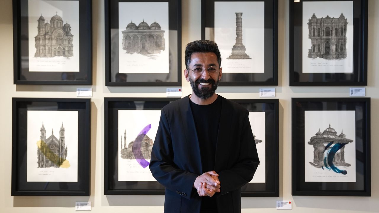 Ressam Kenan Işık'ın "Zamanın Aralığında" resim sergisi Başkentte açıldı