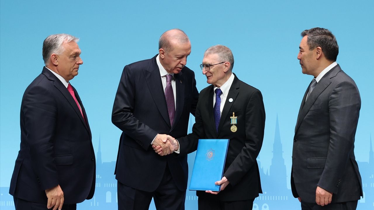Türk Devletleri Teşkilatından Prof. Dr. Aziz Sancar'a "Ali Şir Nevai Uluslararası Ödülü"