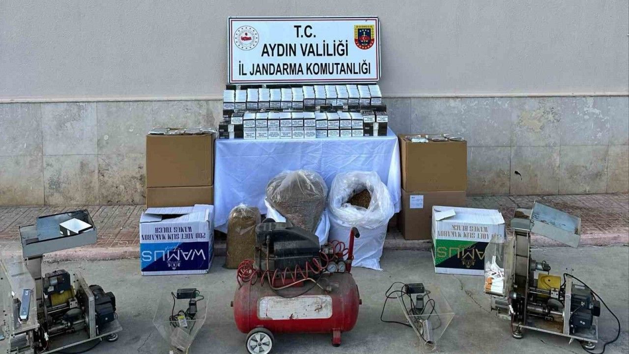 Jandarmadan kaçak tütün baskını: 2 gözaltı