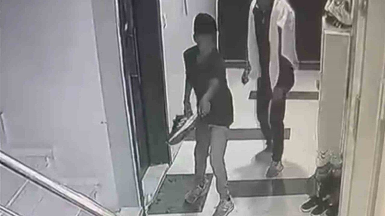 Tekirdağ’da çocuk hırsızlar zıplayarak kaçtı