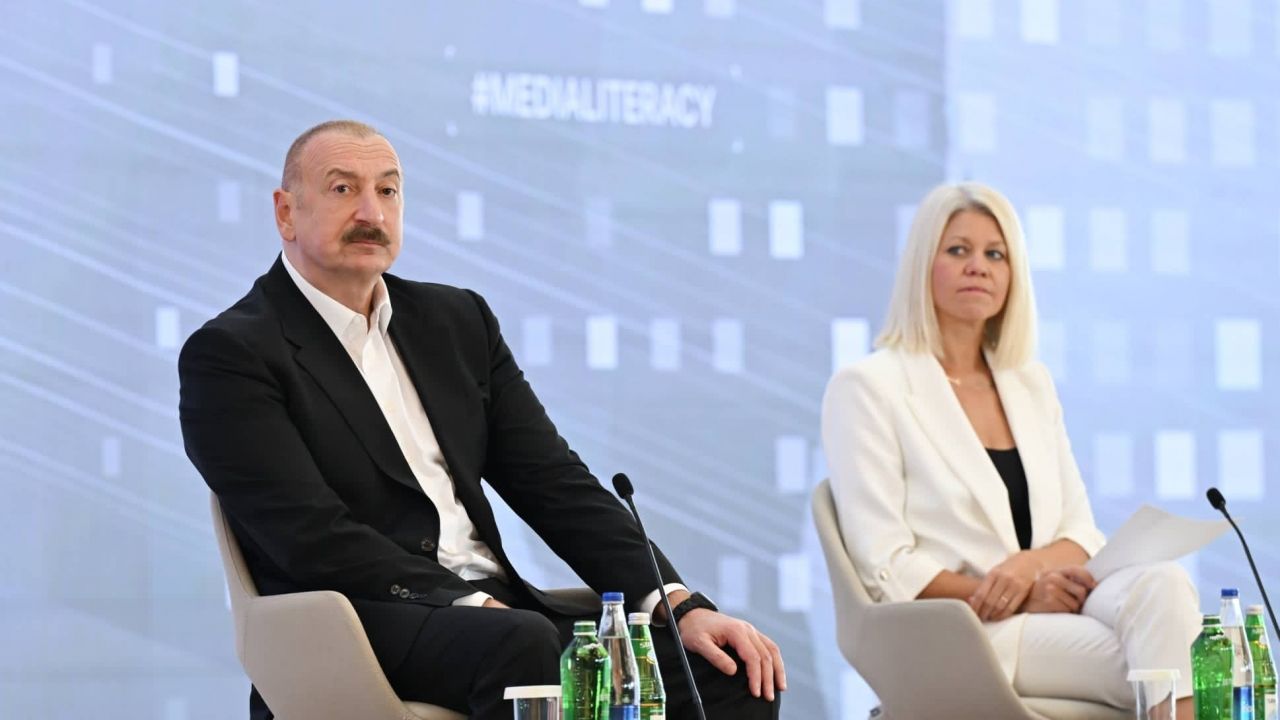 Azerbaycan Cumhurbaşkanı Aliyev, 3. Şuşa Global Media Forumu'nda konuştu: