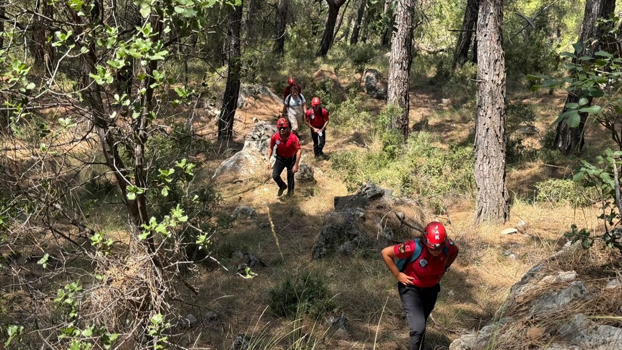 Fethiye'de ormanlık alanda kaybolan turist bulundu